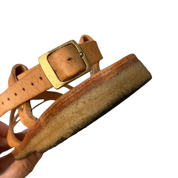 DUCKFEET Bornholm Leather Cross Strap Flat Sandals DENMARK - Picture 7 of 11